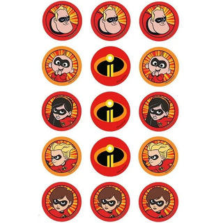 The Incredibles Cupcake Images | Super Hero Party Theme & Supplies