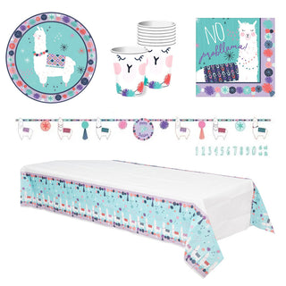 Llama Party Essentials for 8 - SAVE 40%