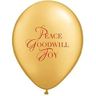 Christmas Peace Goodwill & Joy Balloon