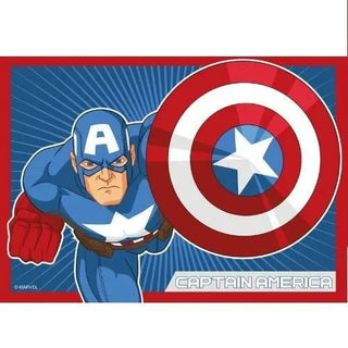 Captain America Edible Cake Image - A4 Size