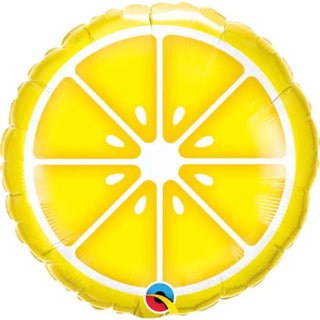 Sliced Lemon Foil Balloon | Fruit Party Supplies NZ