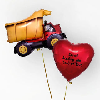 Loads of Love Personalised Foil Duo by Pop Balloons