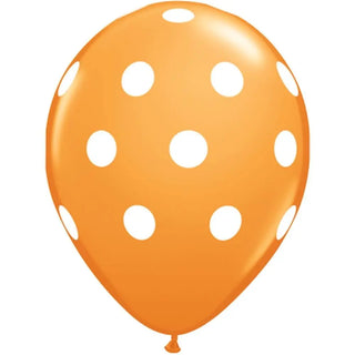Orange Polka Dot Balloon | Kids Birthday Party Supplies