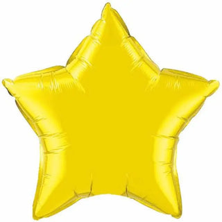 Yellow Star Foil | Yellow Party Supplies NZ
