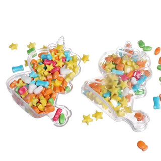 Clear Unicorn Party Treat Container