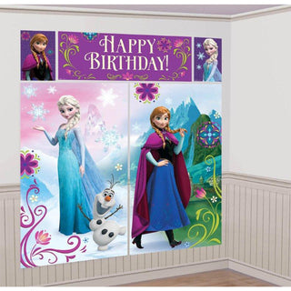 Frozen Party | Frozen Elsa Anna Olaf Party | Frozen Party Decorations | Frozen Scene Setter 