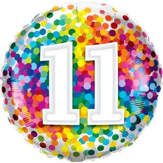 qualatex | 11th foil balloon | 11th party supplies