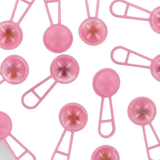 Pink Mini Baby Rattles | Girl Baby Shower Supplies