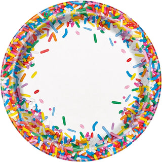 Sweet Sprinkles Plates | Donut Party Supplies NZ