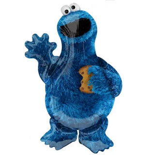 Cookie Monster SuperShape Foil Balloon | Sesame Street Party Theme & Supplies | Anagram