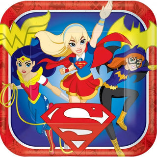 Super Hero Girls Plates | Super Hero Girls Party Supplies NZ