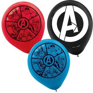 Avengers Powers Unite Balloons - Pack of 6 | Avengers Party Theme & Supplies | Amscan