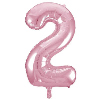 Giant Lovely Pink Number Foil Balloon - 2