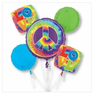 60s Feeling Groovy Balloon Bouquet | Hippy Party Theme & Supplies