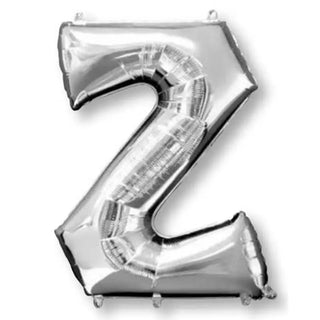 Anagram Silver Jumbo Letter Foil Balloon - Z