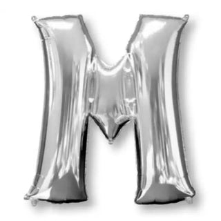 Anagram Silver Jumbo Letter Foil Balloon - M
