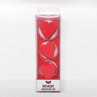 Edible Red Hearts | Valentines Cake Decorations