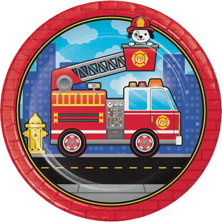Fire Fighter Plates | Fire Fighter Party Supplies