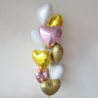 Baby Pink Heart Foil Bouquet