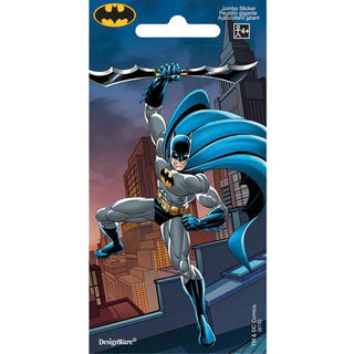 Amscan | Batman Jumbo Sticker | Justice League Party Theme & Supplies