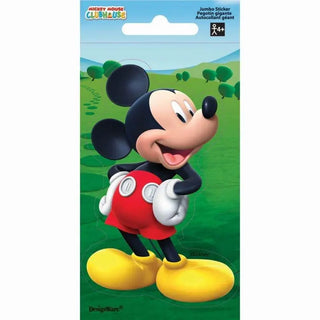 Amscan | Mickey Mouse Jumbo Sticker | Mickey Mouse Party Theme & Supplies