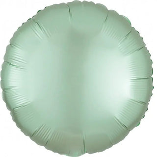 Anagram | Satin Luxe Mint Green Round Foil Balloon