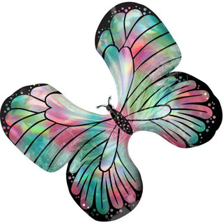 Betallic | Butterfly Iridescent SuperShape Foil Balloon | Butterfly Party Theme & Supplies