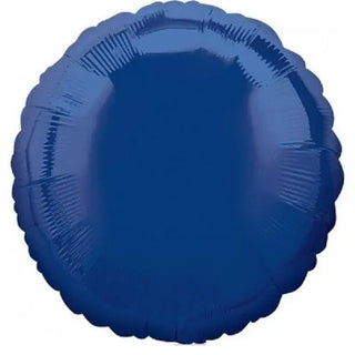 Anagram | Navy Blue Round Foil Balloon | Police Party Theme & Supplies
