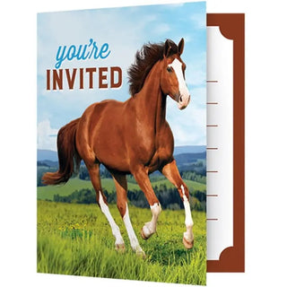 Amscan | Horse & Pony Invitations | Horse & Pony Party Theme & Supplies |