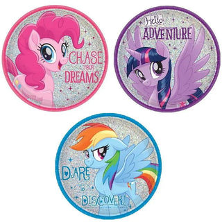 Amscan | My Little Pony Friendship Adventure Plates - Lunch | My Little Pony Party Theme & Supplies |