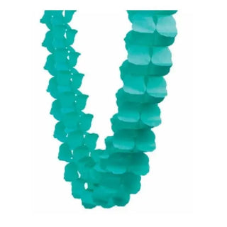 Five Star Honeycomb Garland - Classic Turquoise