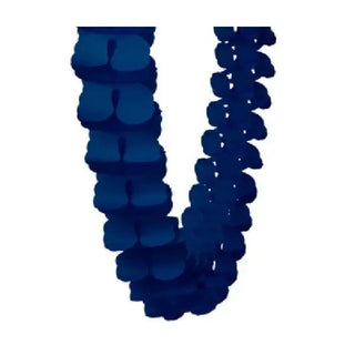 Five Star Honeycomb Garland - Navy Blue