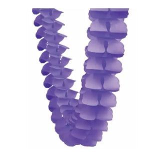 Five Star Honeycomb Garland - Lilac