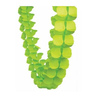 Five Star Honeycomb Garland - Lime Green