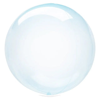 Anagram | Crystal Clearz Blue Balloon | Helium Balloons Wellington