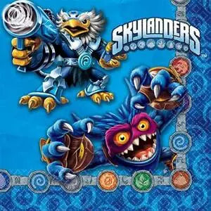 Skylanders Evergreen Napkins - Lunch 16 Pkt