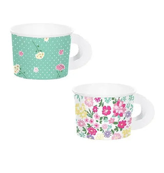 Creative Converting | Floral Tea Party Treat Cups  | Floral Tea Party Theme and Supplies