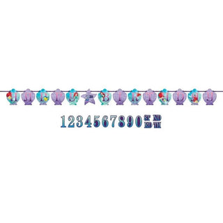 Little Mermaid Ariel Dream Big Add an Age Banner