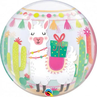 Llama Happy Birthday Bubble Balloon
