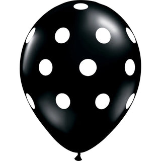 Black Polka Dot Balloon