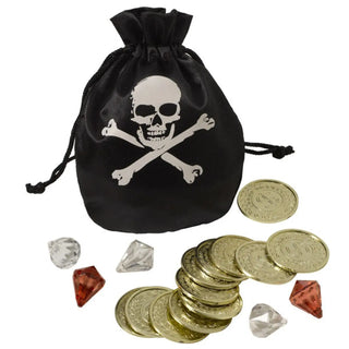 Pirate Coin & Pouch Set | Pirate Party Supplies NZ