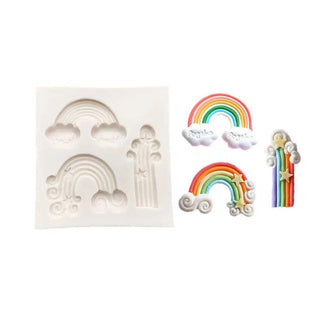 Rainbows Silicone Mould | Rainbow Party Supplies NZ