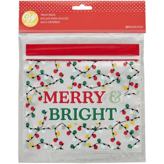 Wilton | Merry & Bright Christmas Resealable Bags | Christmas Supplies NZ