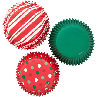 Wilton | Classic Christmas Patterns Cupcake Papers NZ