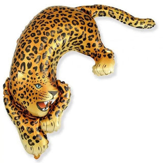 Savage Leopard Supershape Foil Balloon | Jungle Animal Party Supplies NZ