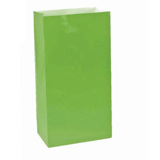 Kiwi Green Party Bags - 12 Pack | Wiggles Party Theme & Supplies | Amscan