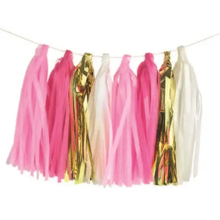 Party Tassel Garland | Pink & Gold