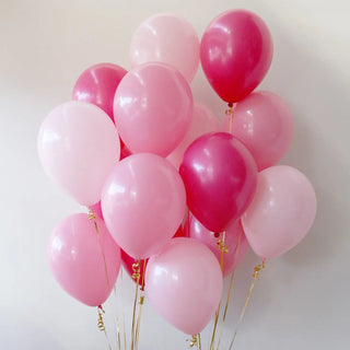 Pack of 15 Latex Balloons - Pretty in Pink