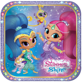 Shimmer and Shine Party | Shimmer and Shine Plates | Lunch Plates 