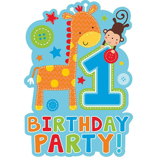 Jungle 1st Birthday Invitations | 1st Birthday Party Supplies